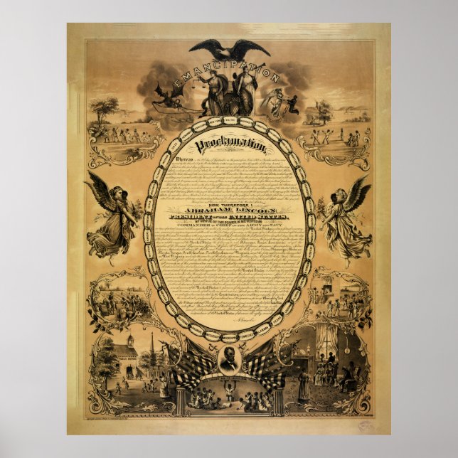 Poster Proclamação de Emancipação (Publicada em 1886) (Frente)