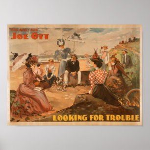 Póster Procurando Problema - Teatro Cena da Praia