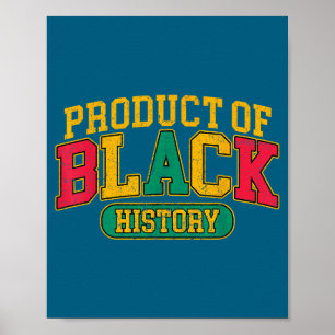 Poster Produto da história negra do patrimônio afro-ameri