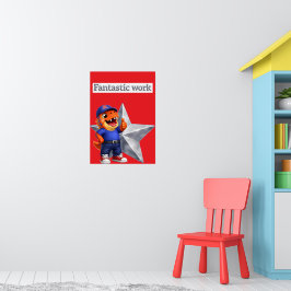 Poster produto de pôster de realização estrela de ouro de