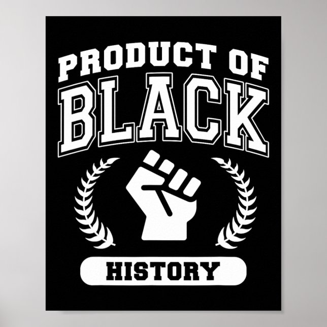 Poster Produto Do Patrimônio Negro Mês Preto (Frente)