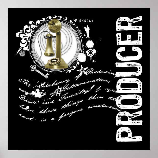 Póster Produtor Alchemy (Frente)