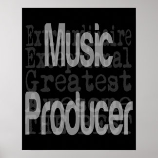 Poster Produtor musical Extraordinário