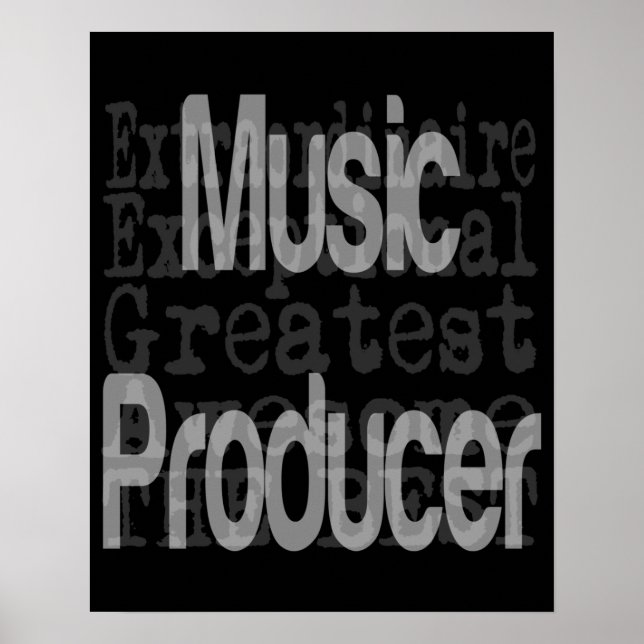 Poster Produtor musical Extraordinário (Frente)