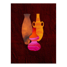 Produtos de argila coloridos de fabrico artesanal