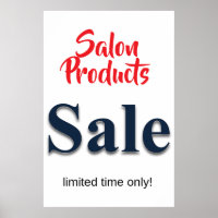 Produtos de Salão de Beleza em Promoção Pôsteres d