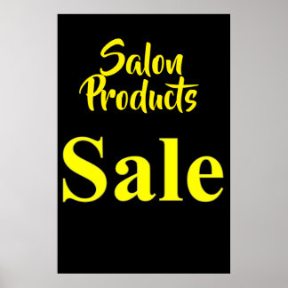Poster Produtos de Salão de Beleza em Promoção Pôsteres d