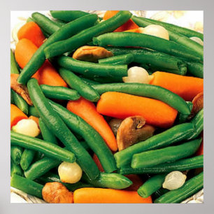 Poster PRODUTOS HORTÍCOLAS frutas