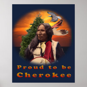 Poster Produtos indianos Cherokee
