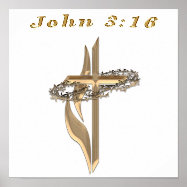 Póster Produtos John 3:16 (Frente)