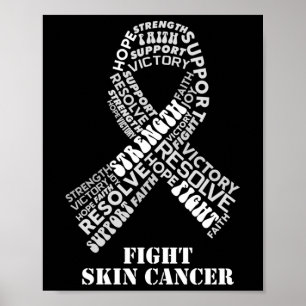 Poster Produtos Melanoma de Fita Negra Cancer A
