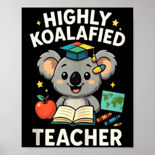 Poster Professor Altamente Koalificado - Camisa de Urso K