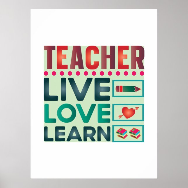 Poster Professor Ao Vivo Aprenda (Frente)