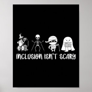 Poster Professor assustador Skeleton Fantasma não é Hallo