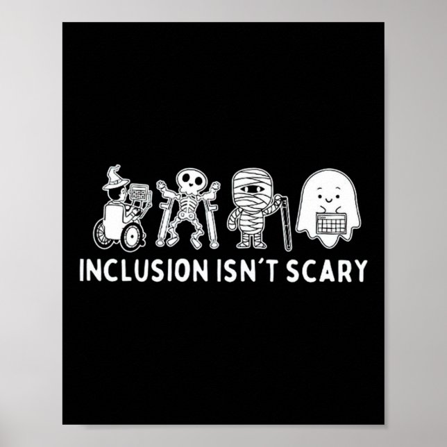 Poster Professor assustador Skeleton Fantasma não é Hallo (Frente)