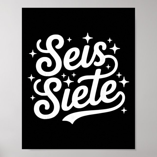 Poster Professor Bilingue Espanhol Retro Groovy 67 Seis S (Frente)