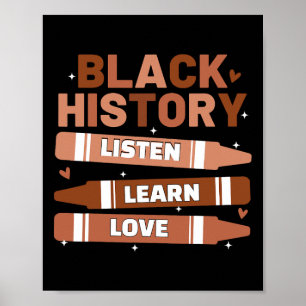 Poster Professor Black History Mês Citação afro-americana