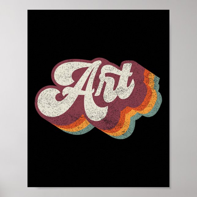 Poster Professor de Arte Volta às Aulas  (Frente)