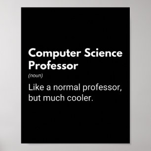 Poster Professor de Ciência da Computação Definição de Tr