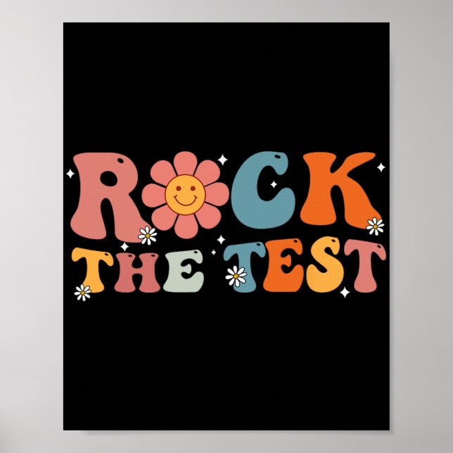 Poster Professor de Dia de Teste do Professor (Frente)