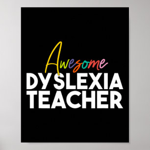 Poster Professor de Dislexia