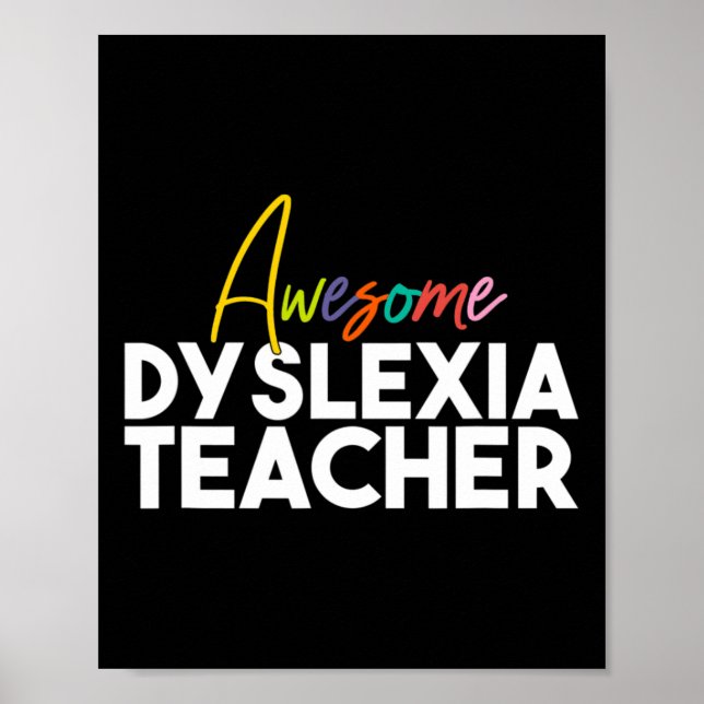 Poster Professor de Dislexia (Frente)