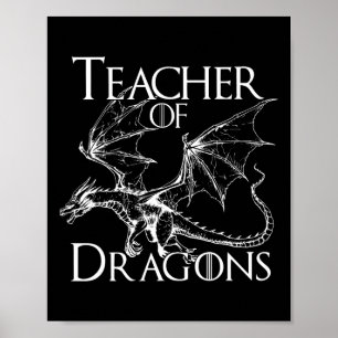 Poster Professor De Dragões Citações Engraçadas Livro De 