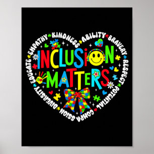 Poster Professor de educação especial inclusiva autismo