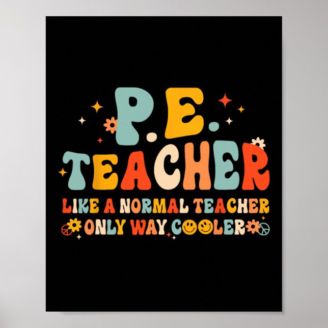 Poster Professor De Educação Física De Volta À Escola Gro (Frente)