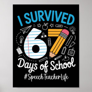 Poster Professor de Elocucao Sobreviveu 67 Dias De Humor