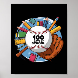 Poster Professor de equipamento engraçado para 100 dias &