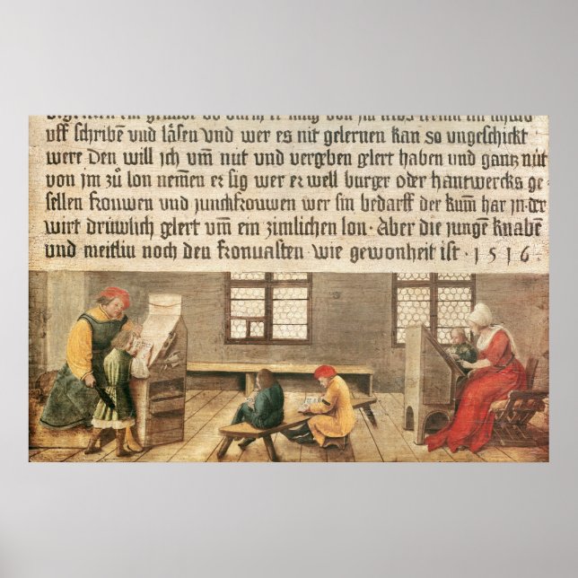 Póster Professor de escola (Frente)