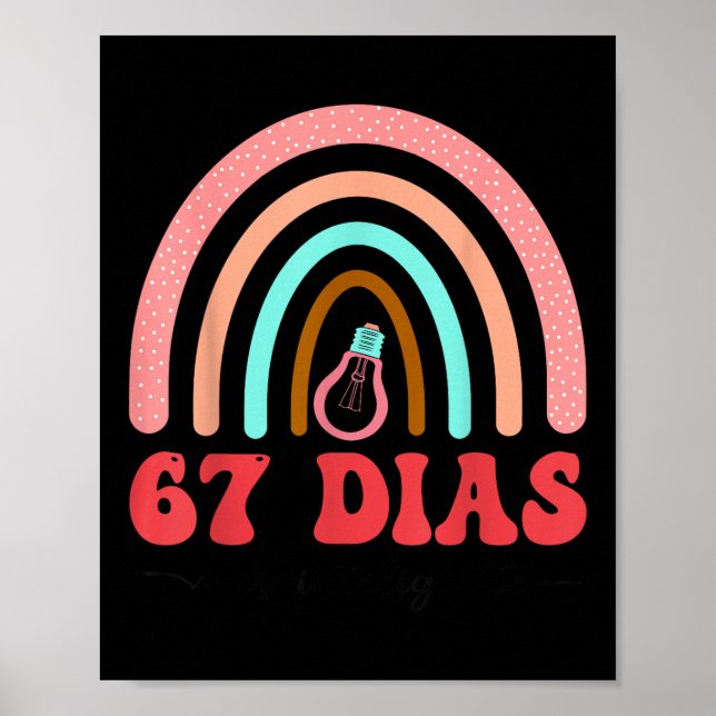 Poster Professor de Espanhol 67 Dias Mais Inteligente 67º (Frente)