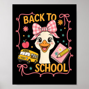 Poster Professor de Ganso Boba Coquete Pré Floral Volta à