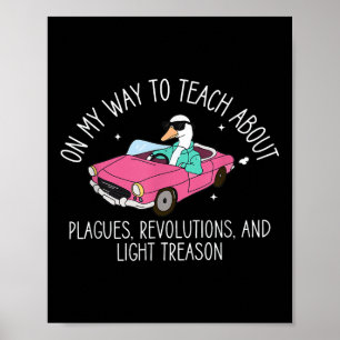Poster Professor de História Silly Goose Volta às Aulas S