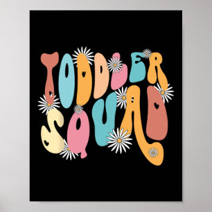 Poster Professor de Jardim de Infância do Quadrado Pré K 