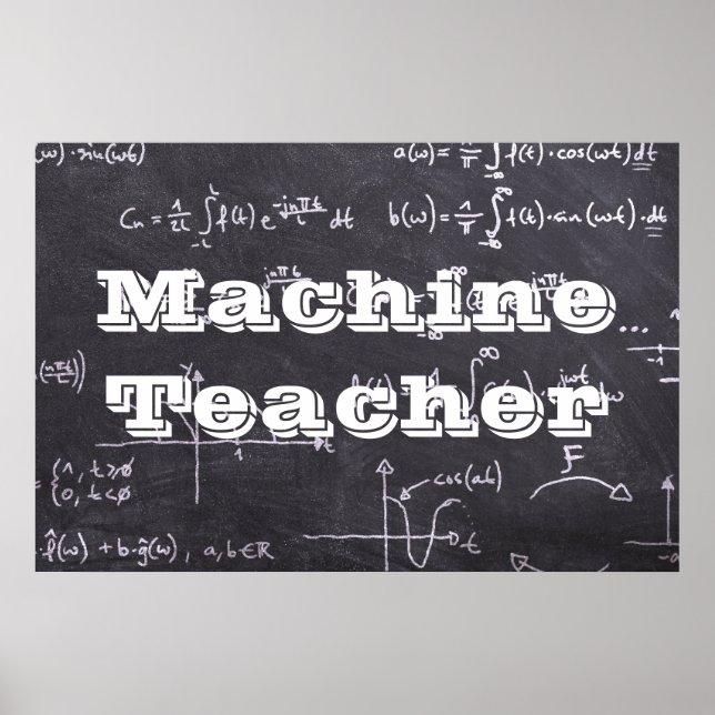 Poster Professor de Máquina (Frente)