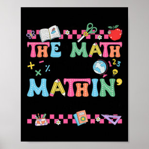 Poster Professor de Matemática A Matemática Não Está Faze