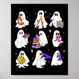 Poster Professor de Matemática das Halloween
