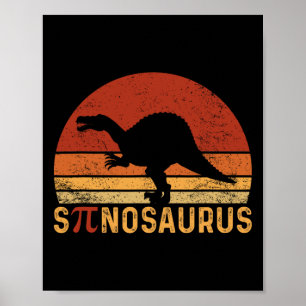 Poster Professor de Matemática Dinossauro Spinosaurus Pia