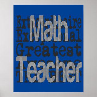 Póster Professor de Matemática Extraordinário