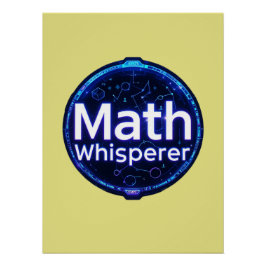Póster Professor de Matemática Mago da Matemática