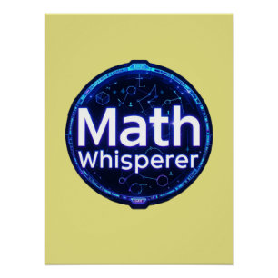 Póster Professor de Matemática Mago da Matemática