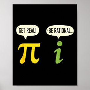Poster Professor de Matemática Pi Seja Real Seja Racional