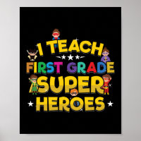 Professor de Pré-Escolas de Super Heróis do Primei