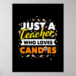 Poster Professor de presentes Apenas Um Professor Que A