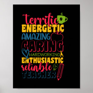 Poster Professor de presentes Professora surpreendente