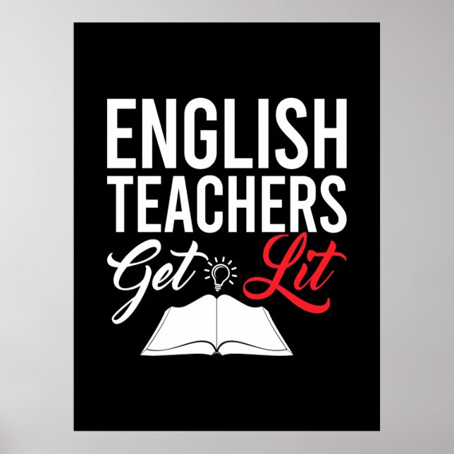 Poster Professor de presentes | Professores Em Inglês Fic (Frente)