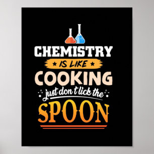 Poster Professor de presentes   Química É Como Cozinhar