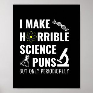 Poster Professor de presentes   Química Eu Torno Horrível